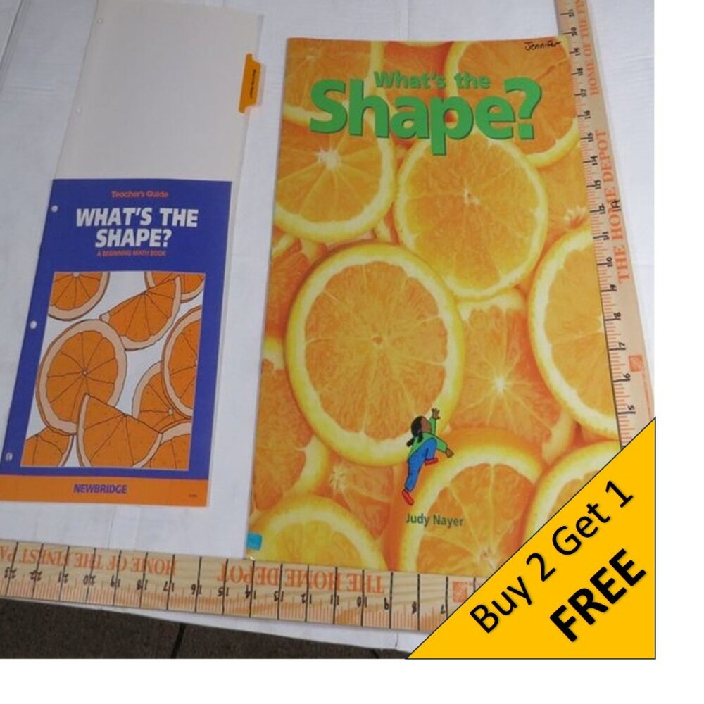 What’s the Shape BIG BOOK (almost 2 feet tall) with teacher pages CLASSROOM SIZE